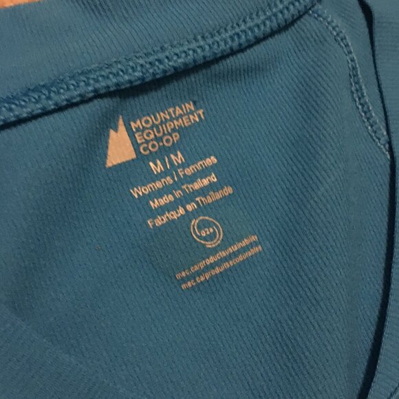 MEC Ocean Blue Sporty Muscle Shirt With Reflectors - Picture 9 of 15